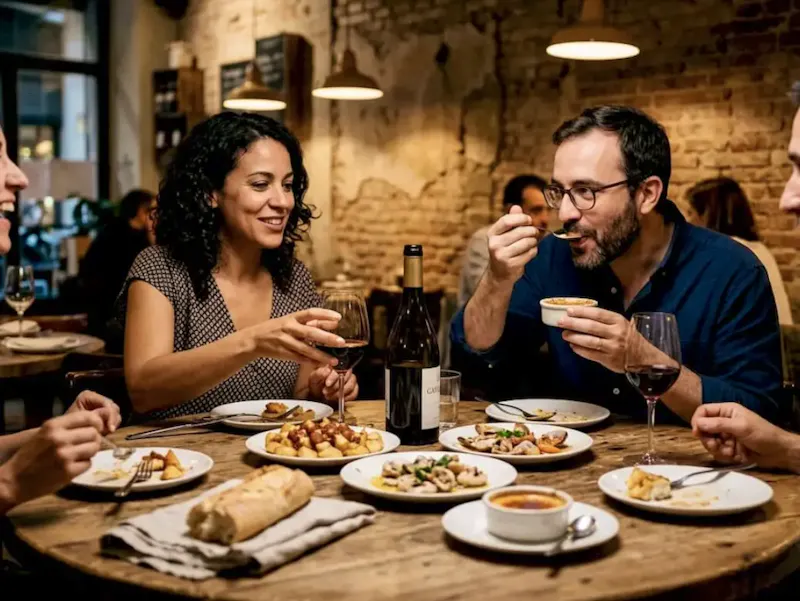 Discover the best examples of sensory dining experiences in Barcelona: darkness, 3D projections, and multisensory fine dining with vegan and gluten-free options