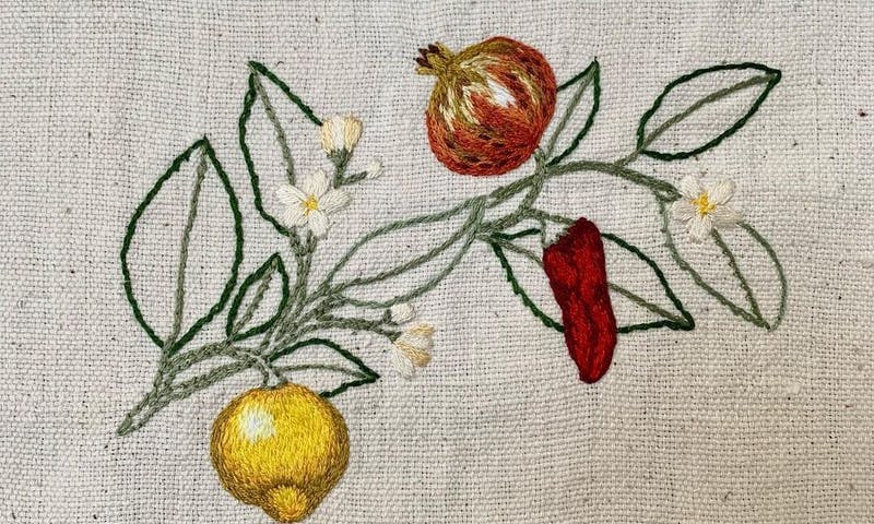 Embroidery Class with Garance Brunard