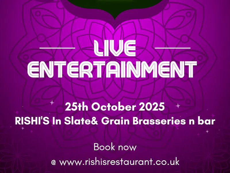 Image of Rishi's in Slate And Grain Brasserie & Bar Image of Rishi's in Slate And Grain Brasserie & Bar