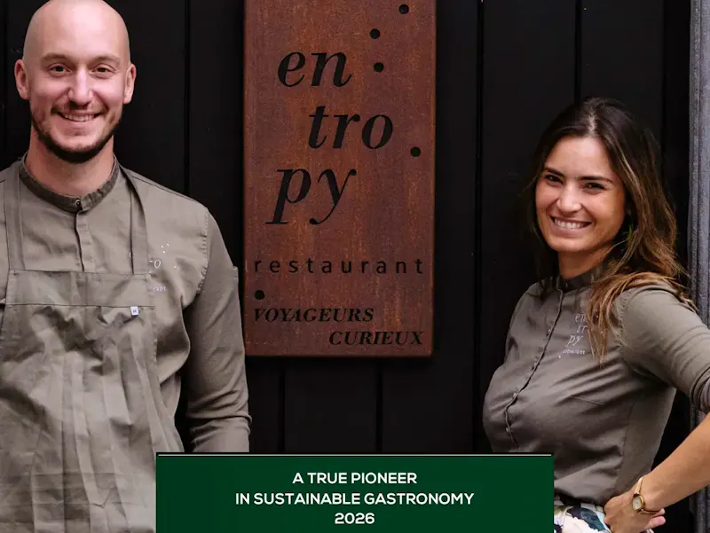 Entropy behoort tot de 25 meest duurzame restaurants van Europa volgens de 360 Eat Guide en zet pioniers in duurzame gastronomie in de kijker.