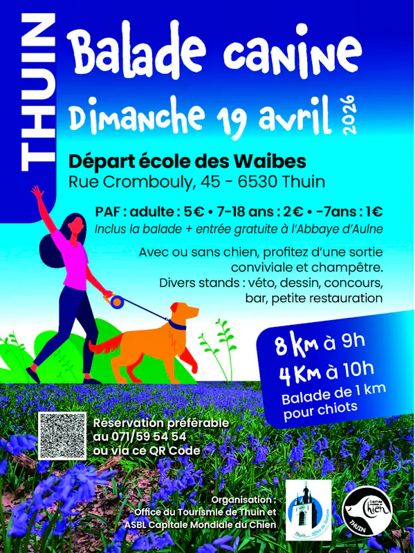Balade canine 4 et 8km
