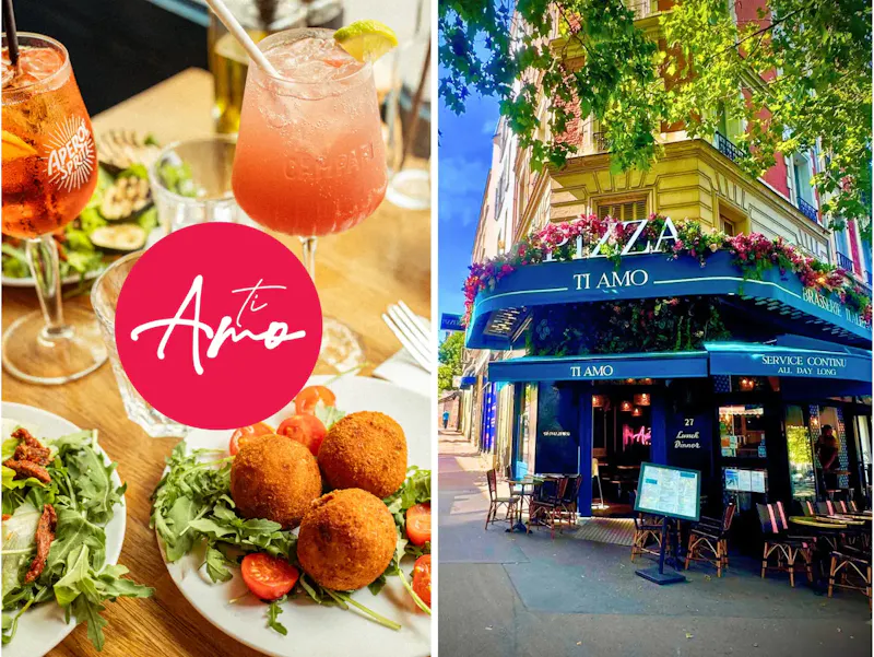 Discover Ti Amo, the best Italian restaurant at Place d’Italie, Paris 13. Authentic dishes, a friendly atmosphere, and impeccable service await you.