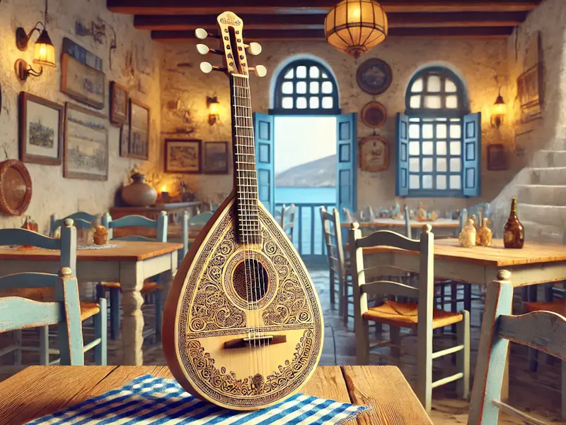 Let yourself be carried away by the melody of the bouzouki, a symbol of joy and Greek tradition. 🇬🇷✨