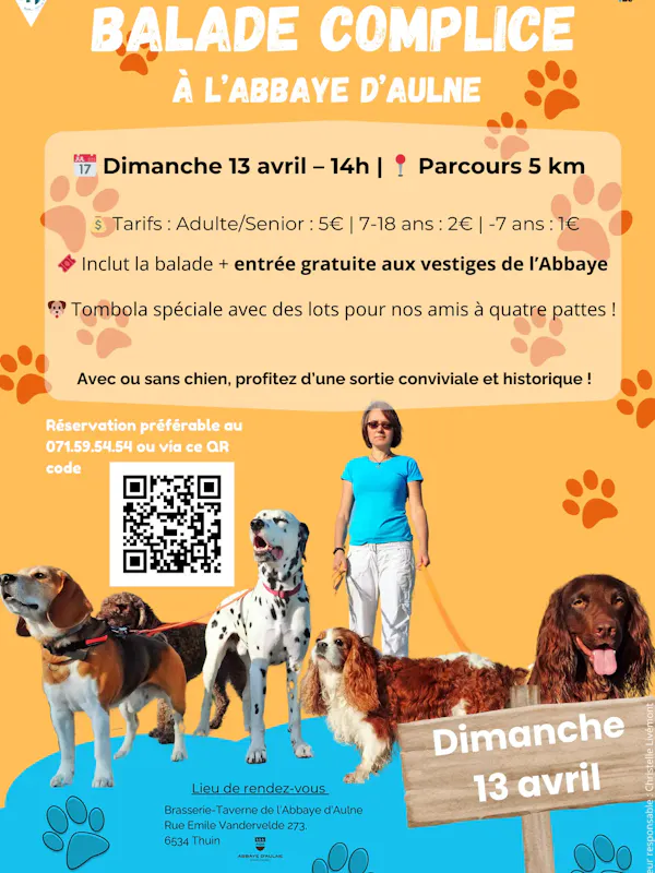13 avril - Balade complice autour de l'Abbaye d'Aulne