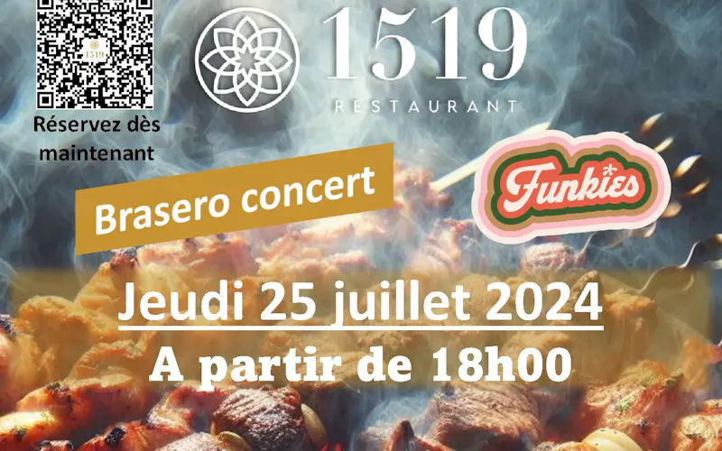 ✨ Soirée Brasero & Concert au 1519 Restaurant ✨
