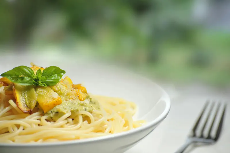 Pasta on White Bowl Besides Fork | Photo by mali maeder, on https://www.pexels.com/@mali?utm_source=centralapp&utm_medium=referral