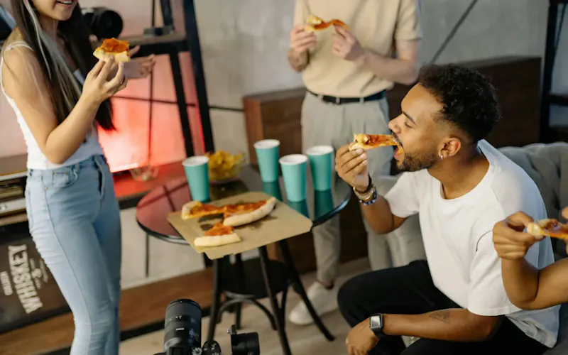 Friends Eating Pizza Together | Photo by Yan Krukau, on https://www.pexels.com/@yankrukov?utm_source=centralapp&utm_medium=referral