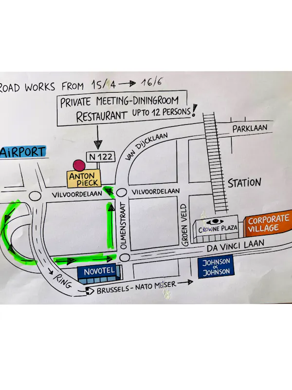 Roadworks at Roundabout before Airport/entrance Zaventem center (Vilvoordelaan). Use Waze Roadworks at Roundabout before Airport/entrance Zaventem center (Vilvoordelaan). Use Waze