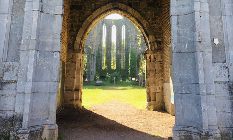 Visite guidée à l'Abbaye d’Aulne et son architecture