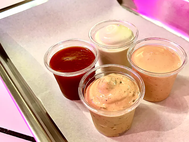 La sauce fait le smash: maison chez Buns Paris, équilibrée et signature, elle lie viande, pain, fromage et transforme chaque bouchée en souvenir gourmand.