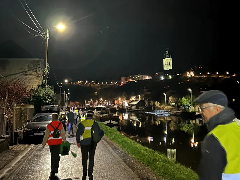 Une Balade Nocturne pour lancer la saison 2025 à Thuin !