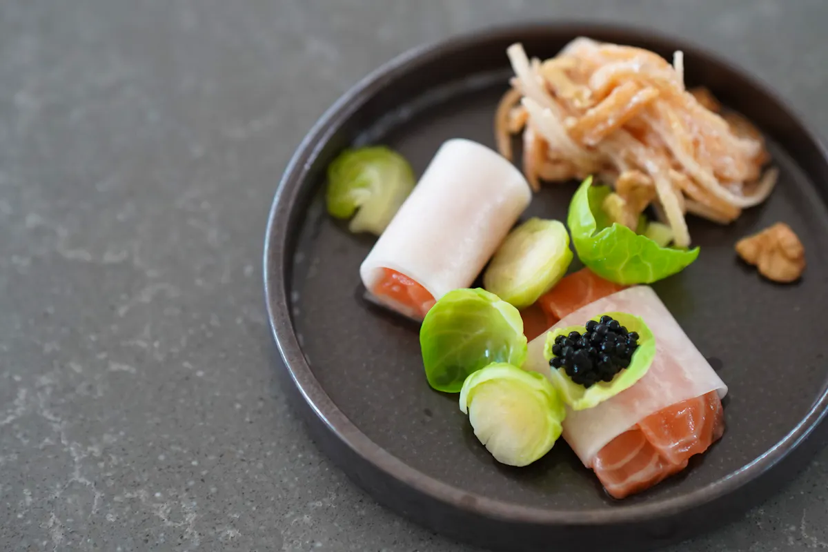 Une création culinaire du restaurant Enishi by Toshiro à Waterloo