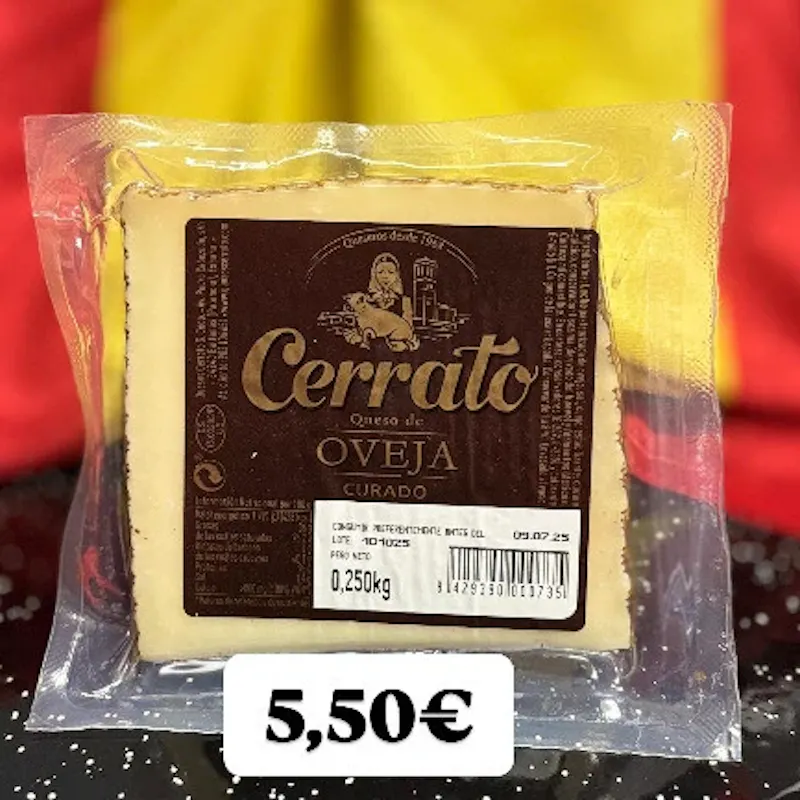 QUESO OVEJA CERRATO 250 GR.
