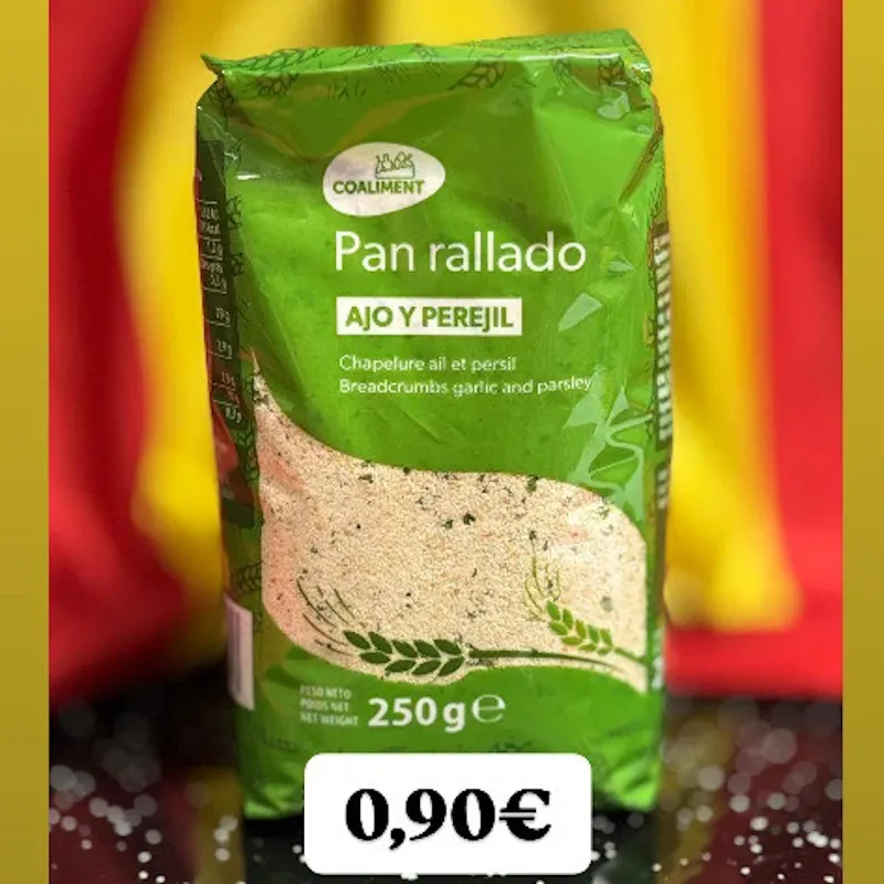 PAN RALLADO AJO Y PEREJIL 250 GR.