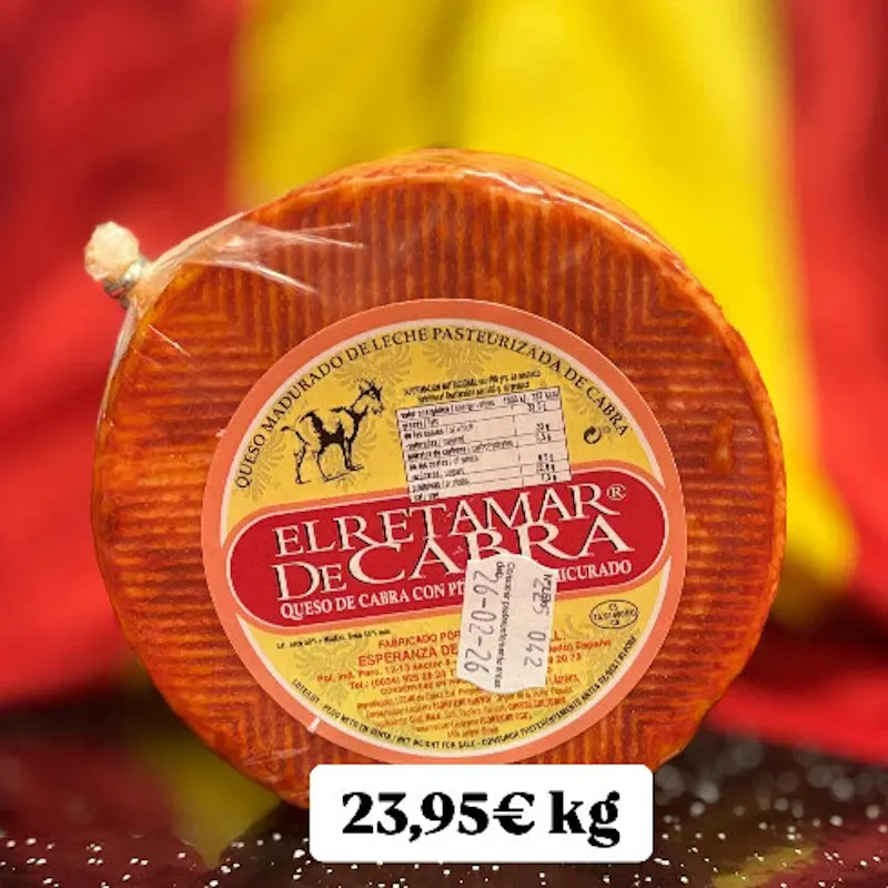 QUESO CABRA CON PIMENTÓN