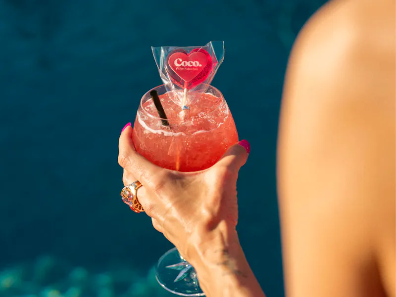Photo de Coco les pieds dans l'eau