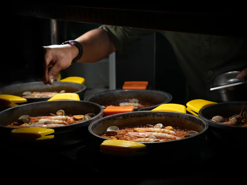 Nuestras paellas de marisco