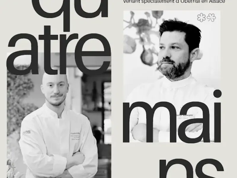 Entropy organiseert op 24 juni een 4 Mains-evenement met de met een Michelinster bekroonde chef-kok Thierry Schwartz. 
2 chefs, 2 visies, 1 gedeeld universum.
