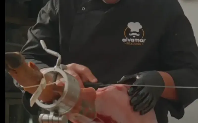 Corte de Jamón Ibérico en Directo.
