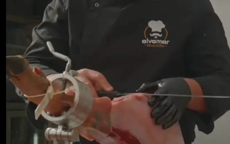 Corte de Jamón Ibérico en Directo.