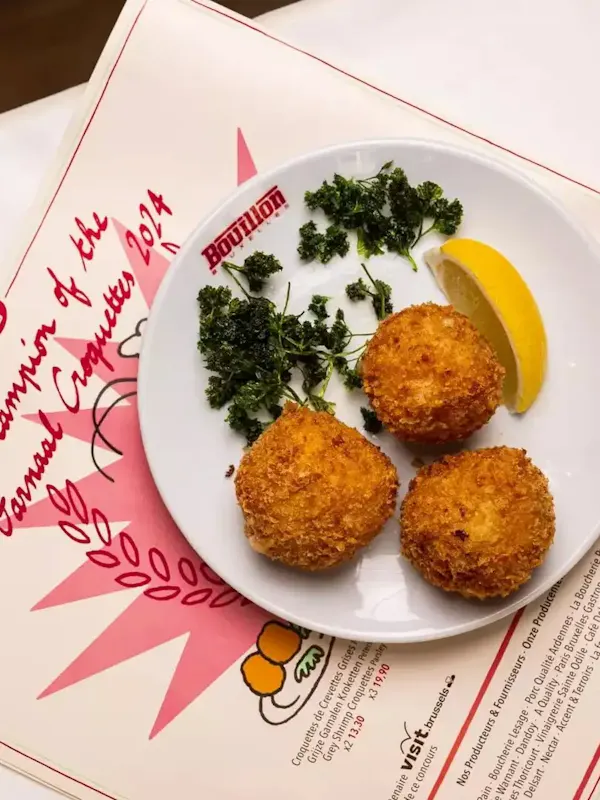 The best Brussels croquettes are at Bouillon The best Brussels croquettes are at Bouillon