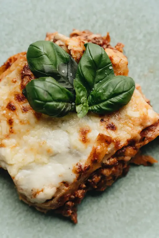 Close-up Photo of Cheesy Lasagna | Photo by alleksana, on https://www.pexels.com/@alleksana?utm_source=centralapp&utm_medium=referral
