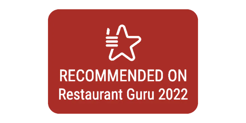 Recommended by Restaurant Guru 2022