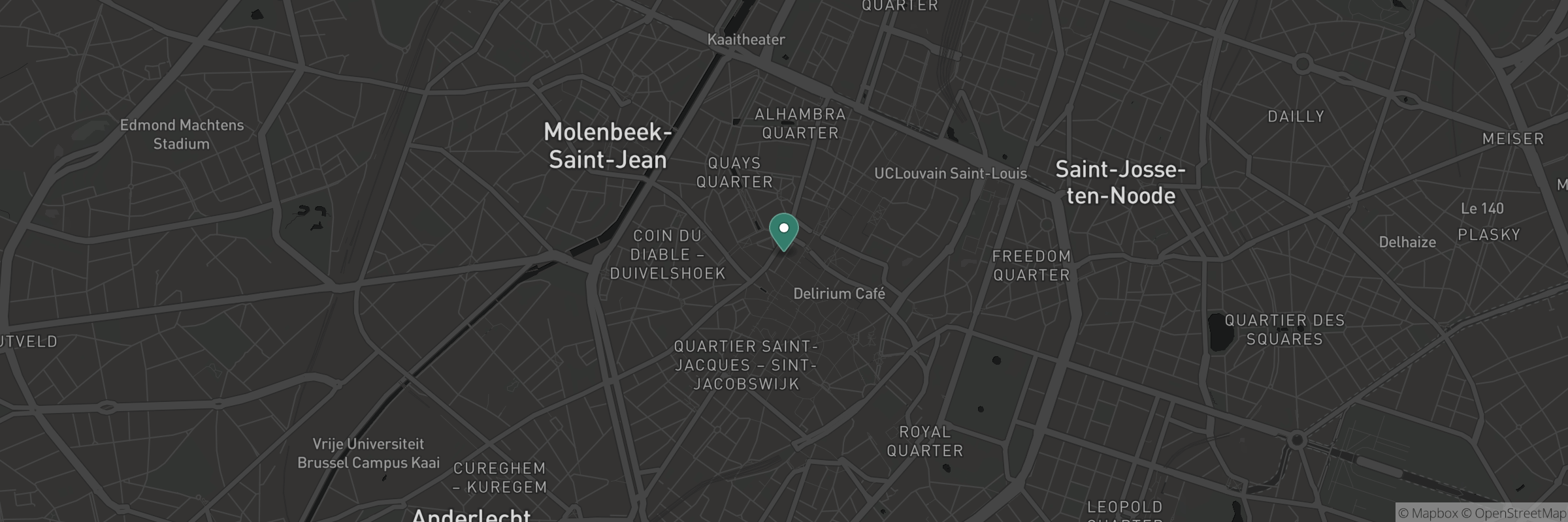 Map showing the address of Jardin - Rooftop 58