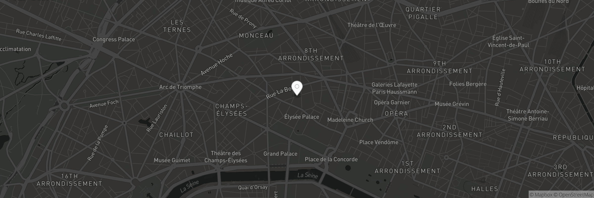 Map showing the address of La Traboule