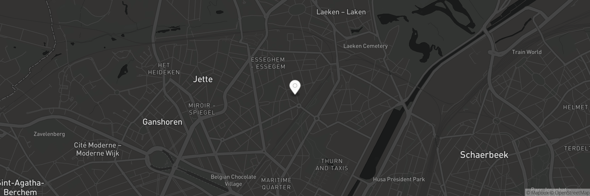 Map showing the address of StudioLijn6
