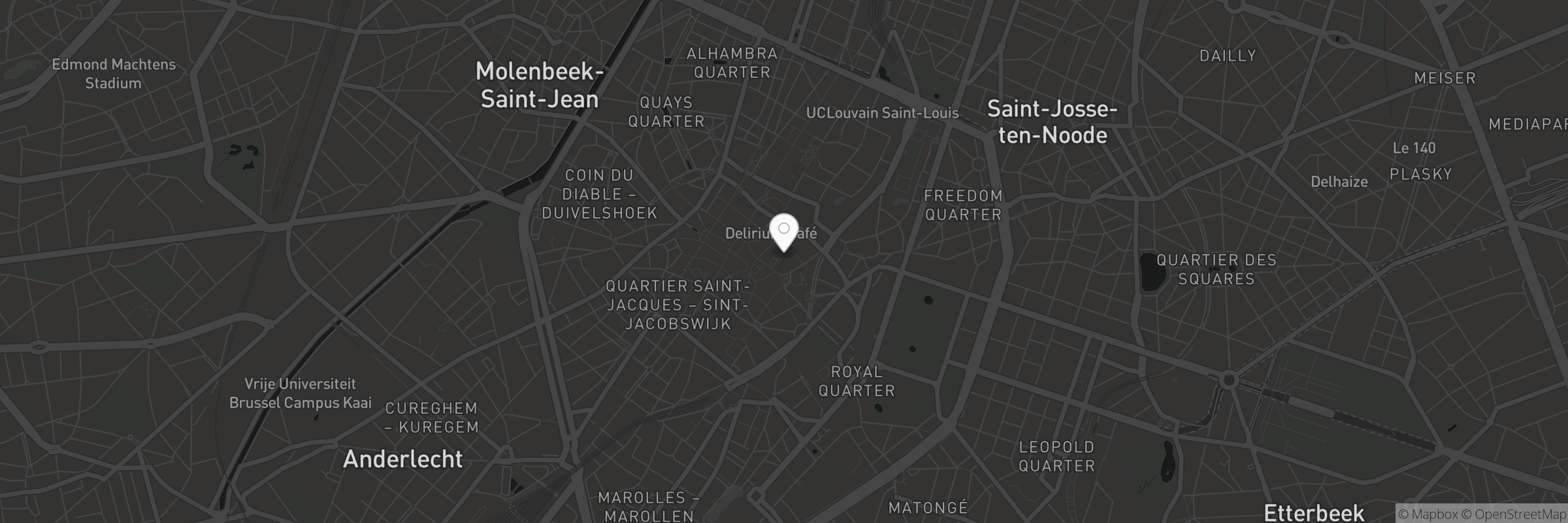 Kaart met het adres van La Taverne du Passage