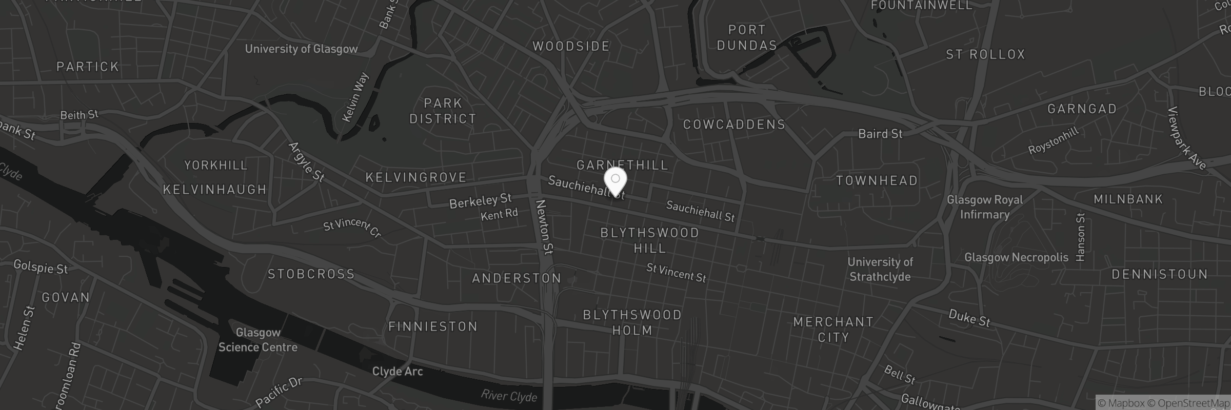 Χάρτης που δείχνει τη διεύθυνση Romano's