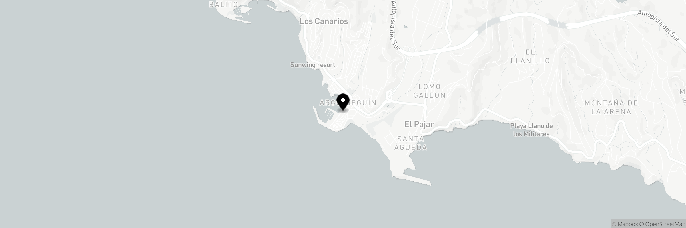 Kaart met het adres van Taste Mesón Restaurant Gran Canaria