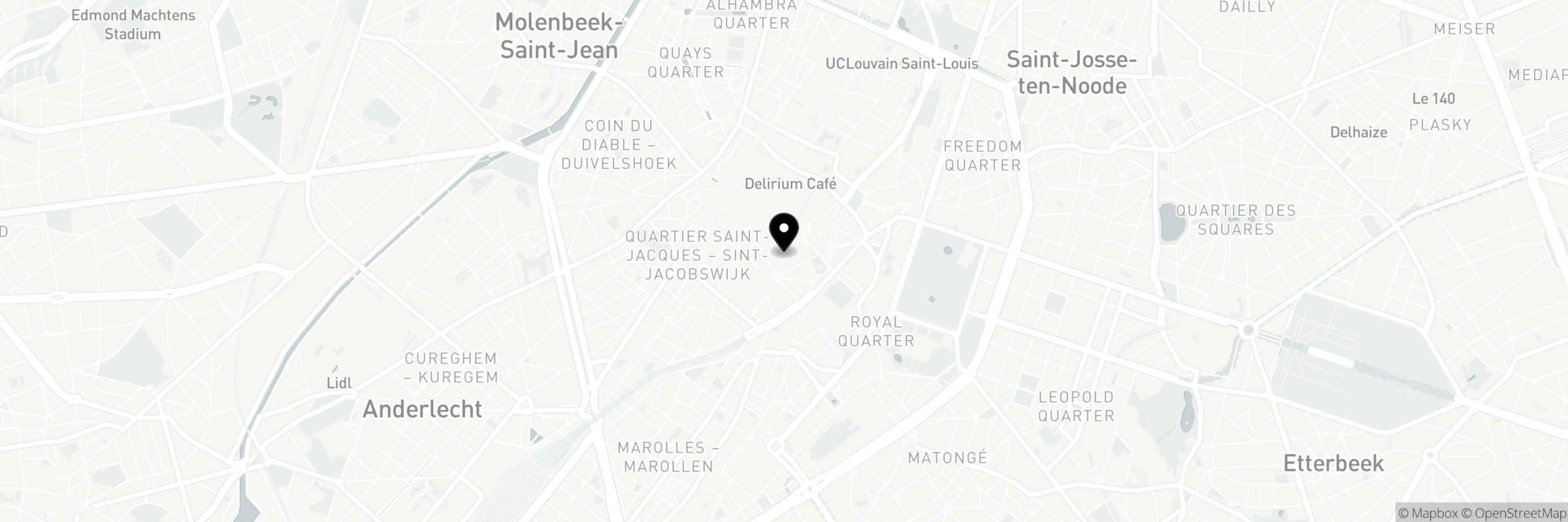 Kaart met het adres van Gabbiani Reali