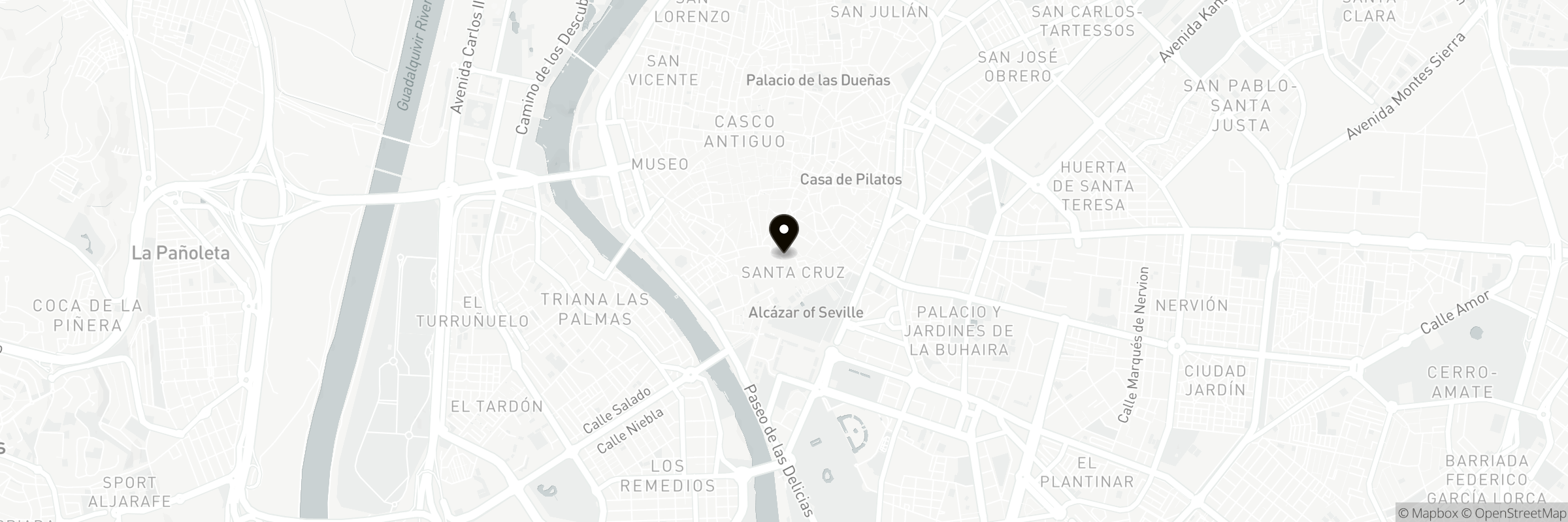 Mapa con la dirección de Restaurante El Giraldillo