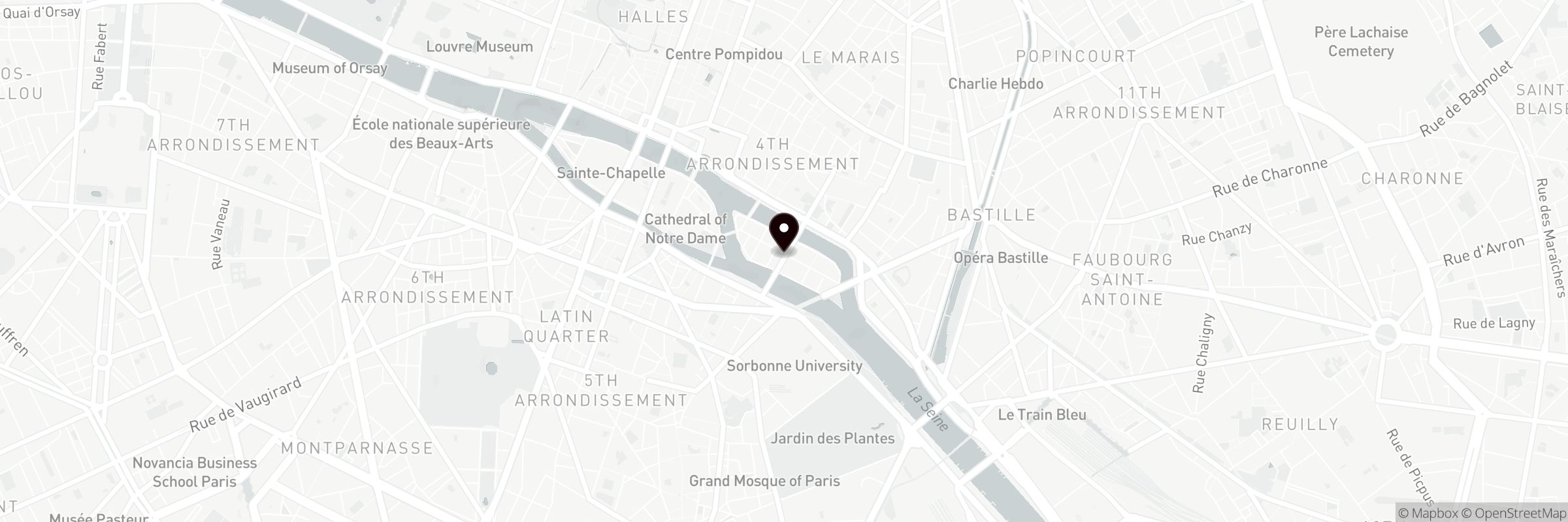 地图显示的地址是 L'Îlot Vache