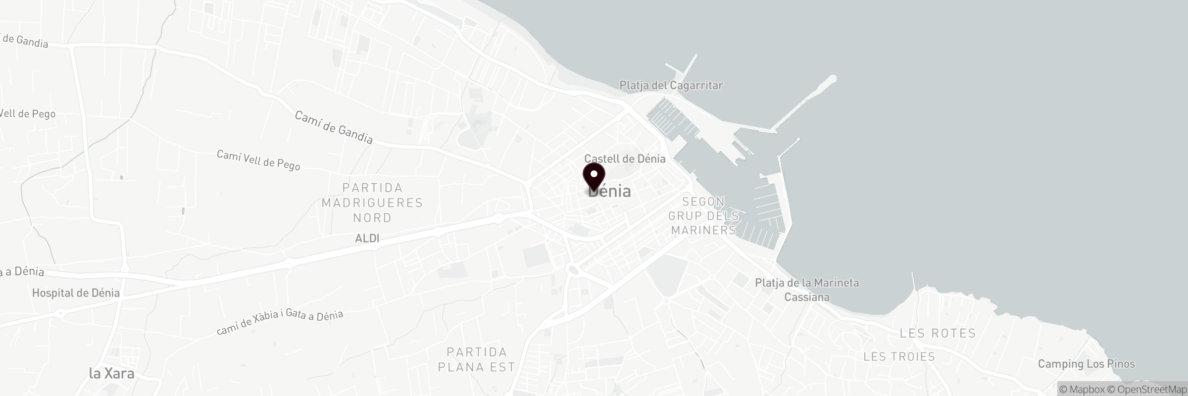 Mapa con la dirección de Restaurante El Redolí