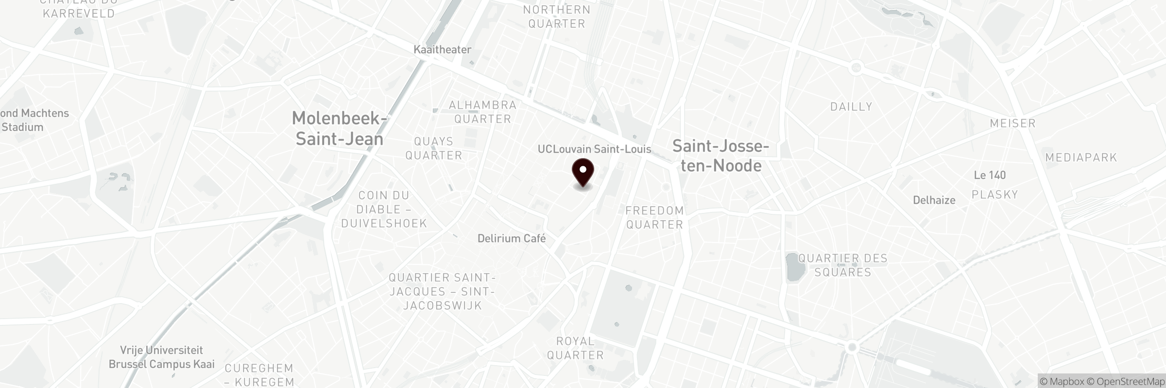 Kaart met het adres van Brasserie Horta