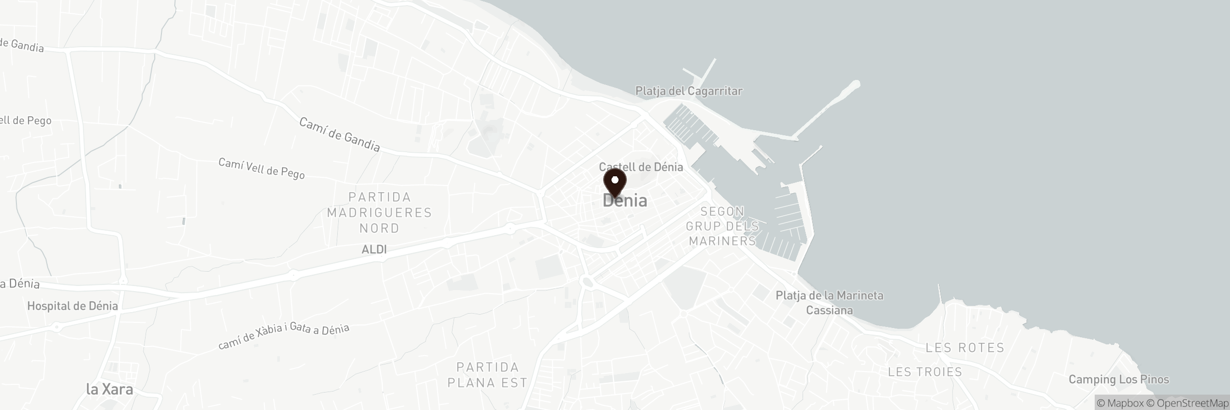 Mapa con la dirección de Restaurante El Cantó