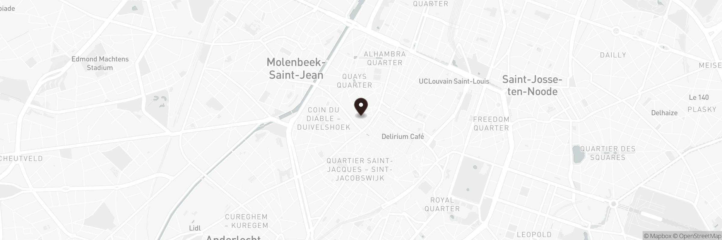 Kaart met het adres van Sainte-Catherine