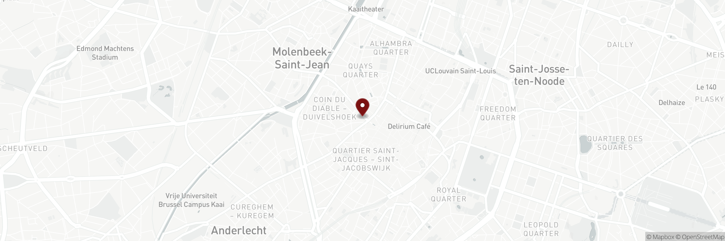Kaart met het adres van La Kasbah