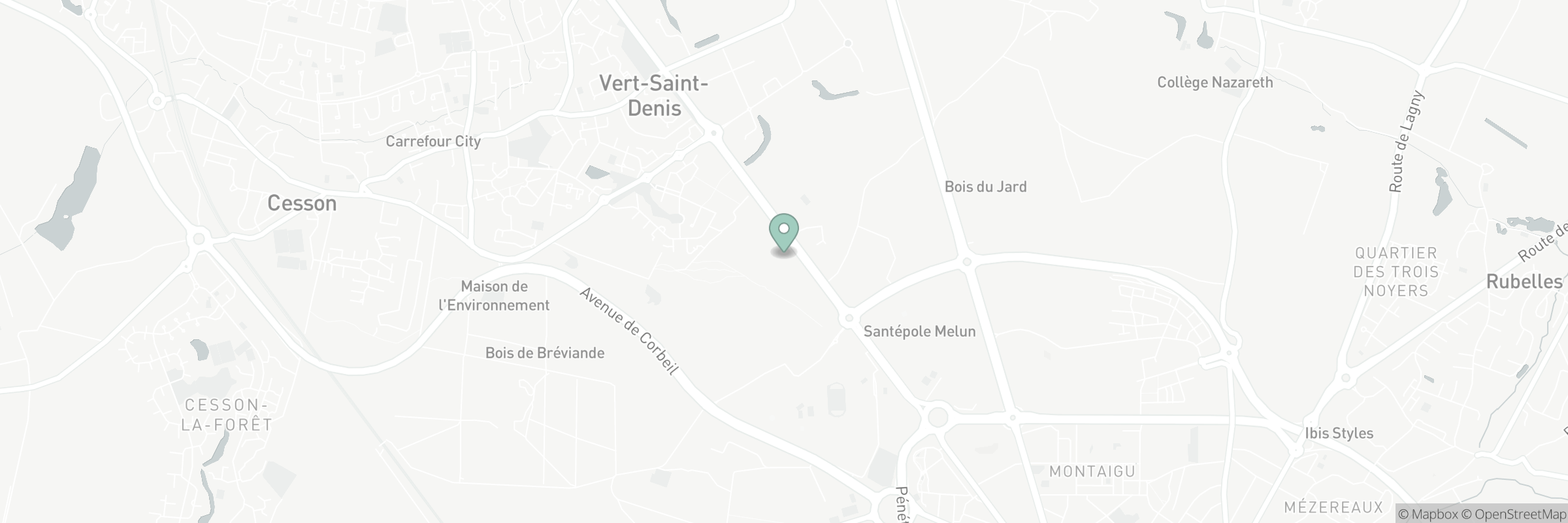 Carte indiquant l'adresse de Pokithaya - Vert Saint-Denis