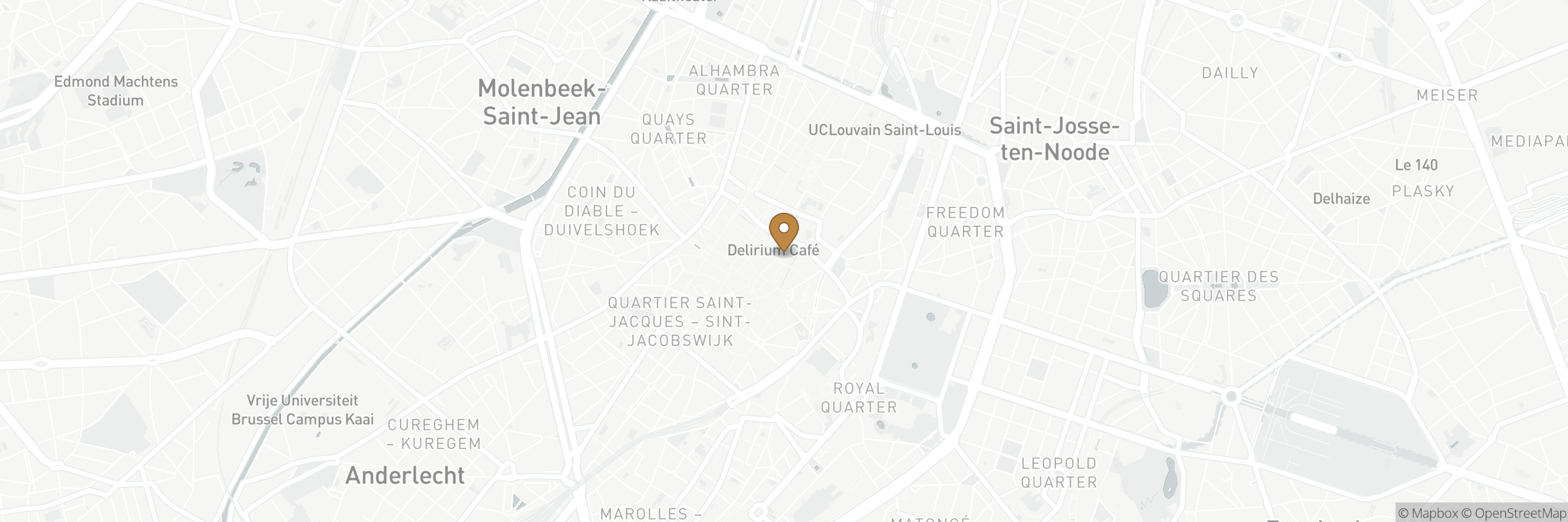 Kaart met het adres van Restaurant de l'Ogenblik