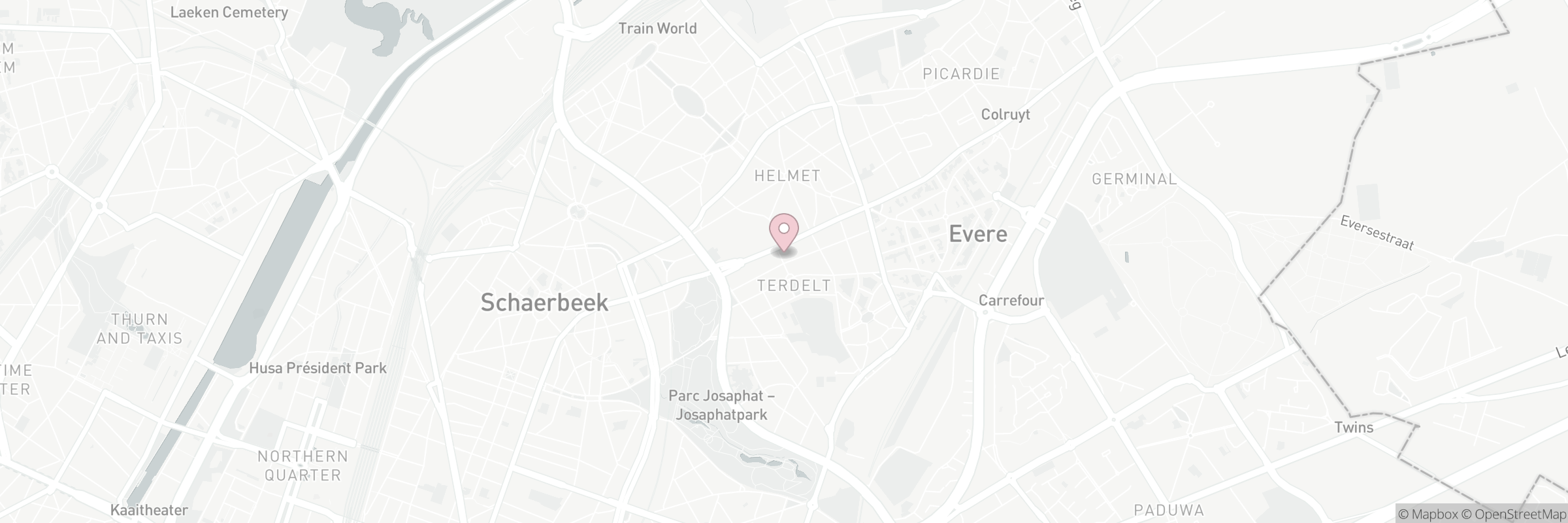 Map showing the address of Poke House - Schaerbeek
