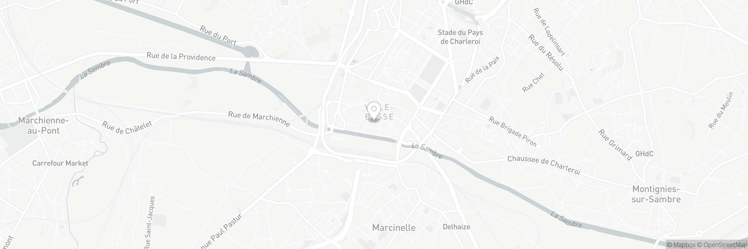 Carte indiquant l'adresse de Au Provençal