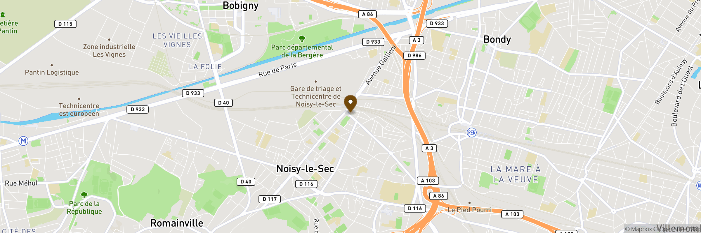 Map showing the address of Hayal Chicken Grill