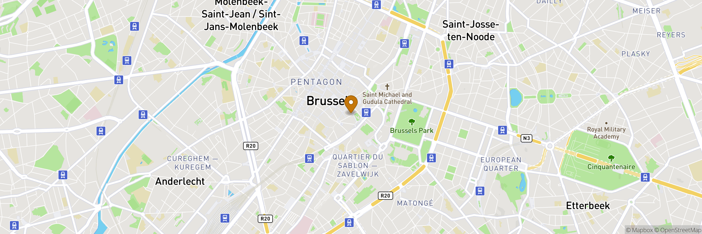 Mapa con la dirección de Bières et tout le bazar